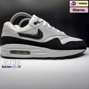 Nike Air Max 1 GS 'White Black'
