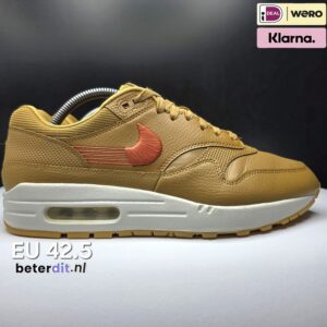 Nike Air Max 1 Premium 'Wheat Team Orange'